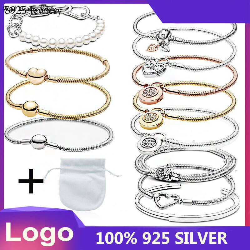 925 Sterling Silver Bracelet Is Suitable For The S925 Snake Charm DIY Winter Style, Suitable For Christmas Gifts And Fashion Accessories Production wholesale