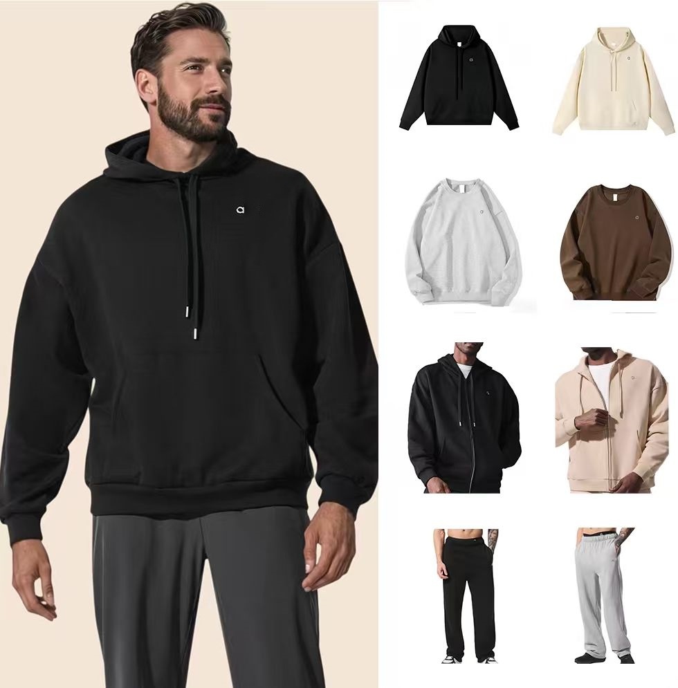 2026 Top Sweatshirt Hoodie Men Sets Fall Full Zipper Hoodie Sports Comfortable And Soft T-shirt Daliy Wear Clothes Gym Set Pants Alonessitys Men Sets