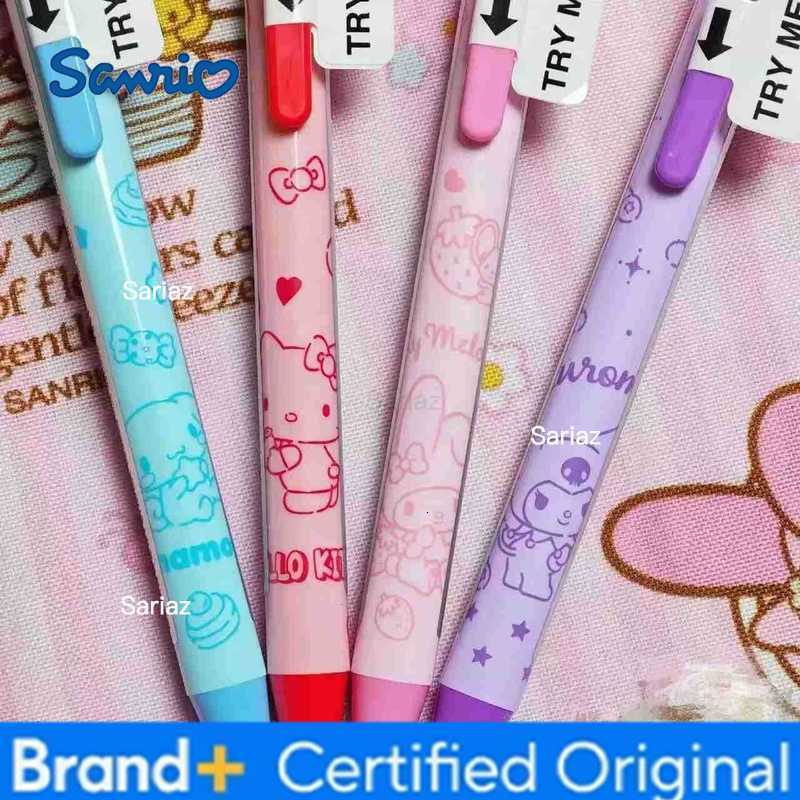 Sanrio Hello Kitty Cheer Up Pen Cinnamoroll Kuromi Gel Pen Melody Swinging Arm Fun Pen Speed Drying Student Christmas Gifts H2512311