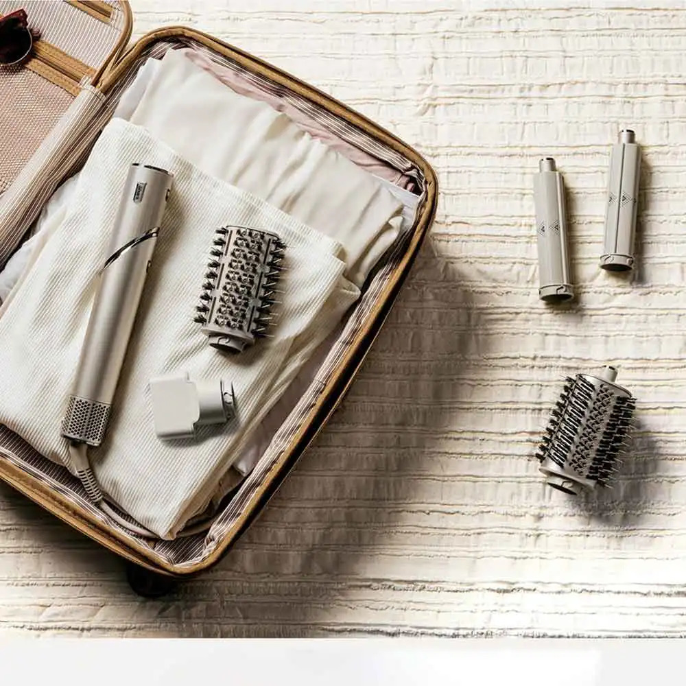 Shark HD430 5-in-1 Negative Ion Hair Dryer Salon Hair Curler Hair Straightener Comb Multifunctional Household Original Stone 251212ww