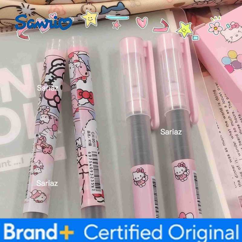 Sanrio Gel Pens 4 Pcs/Set Black Gel Pen Fine Point Gel Pen Ink Rollerball Pens for Smooth Writing 05mm Back to School Supplies H251231