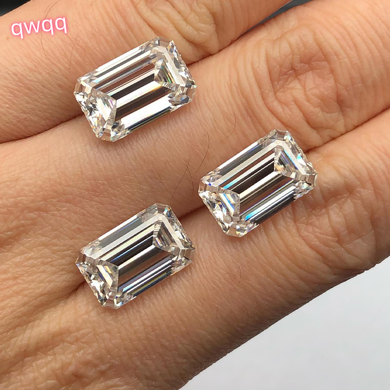 One Carat VVS VS1 HPHT CVD Synthetic Emerald Cut Lab Grown Diamond IGI for GIA Certified Loose Variations From 05CT 5CT