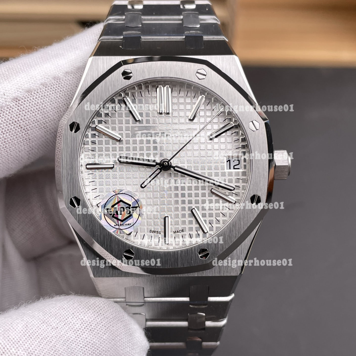 10A High-quality classic men's designer watches Sapphire crystal glass,New oak model Master's masterpiece watch lens 41mm