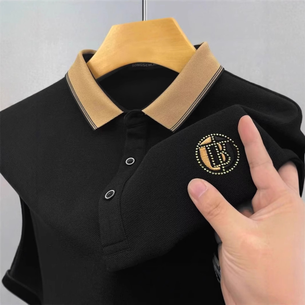 Luxury Brand Designer Clothes Summer Short Sleeve T-Shirt Mens Polo Shirt Pique Export Embroidery Turn-Down Collar Slim Fit Polo Shirt Half Sleeve Top