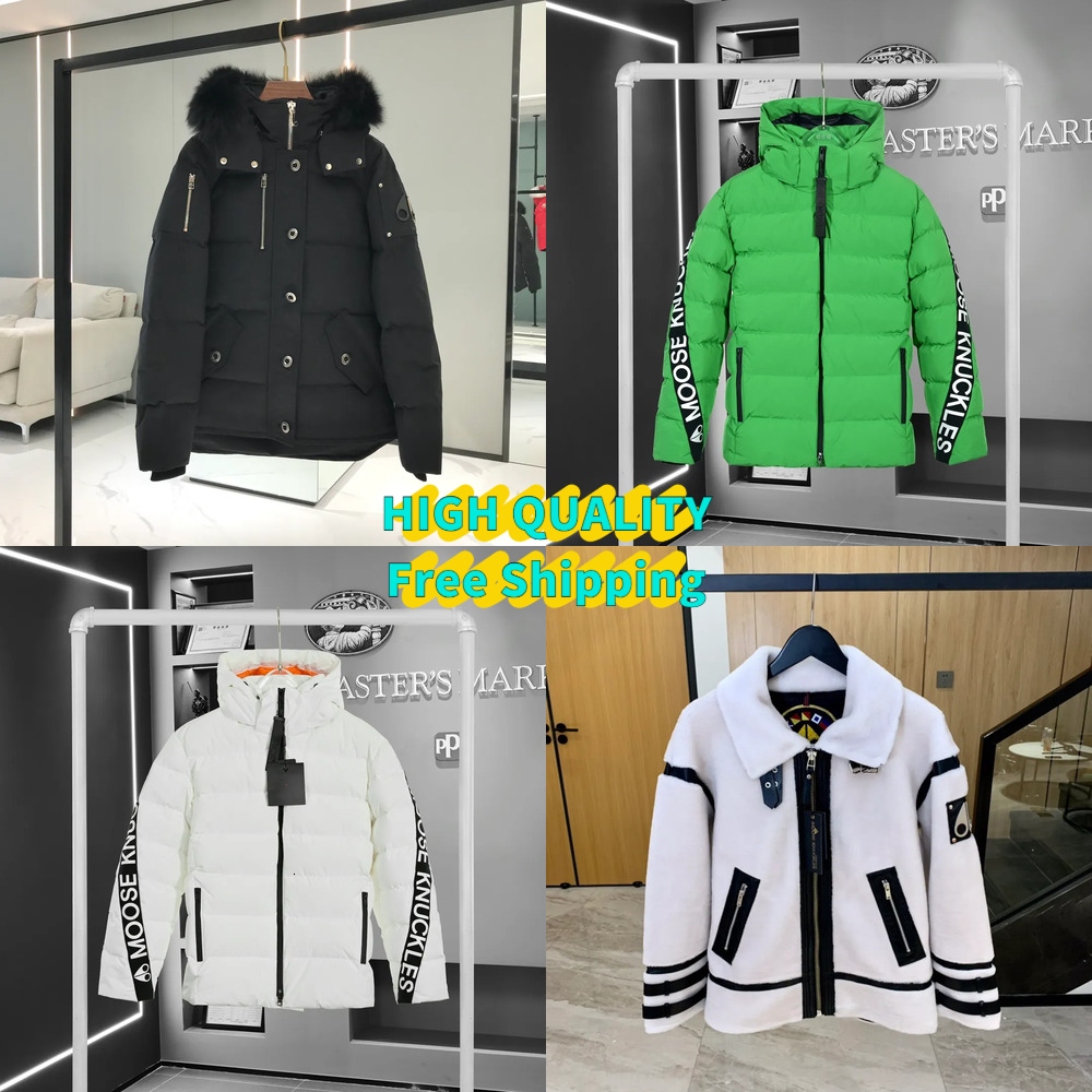 Moosely Knukles Jacket Men Moosely Knucklecoat Down Jackets Mens Womens Designer Parkas Outwear Coats Duck Winter Moosely Knuckless Coat Men Puffer Jacket NM3