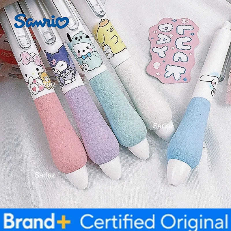 Sanrio Limited Sponge Pen Cute Cartoon Kuromi Cinnamoroll Melody Hello Kitty Pompompurin Student Quick Dry Click Black Pen New H251231