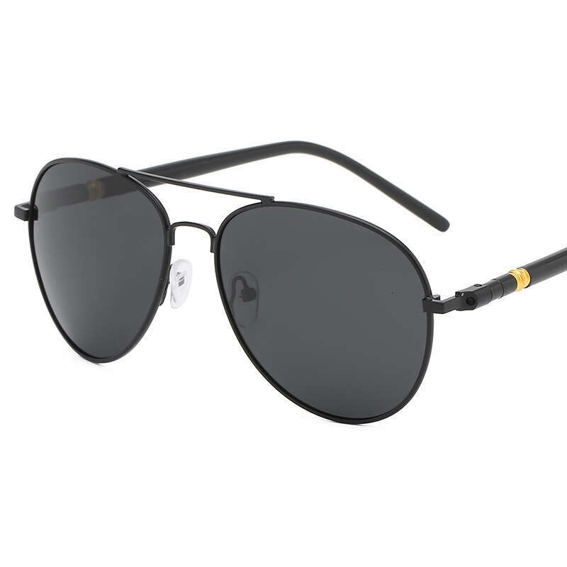 Designers Sunglass New Men's 209 Metal Spring Leg European and American Retro Polarized Sunglasses - view 6