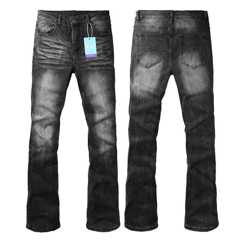 WOZK versatile men's slim fit men's light blue jeans men's autumn style slim fit small feet designer