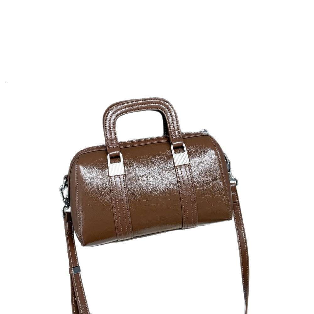 Luxury shoulder bag handbag Hobo large capacity Boston bag crossbody bag top layer cowhide explosive pattern women's bag simple leather SENYY