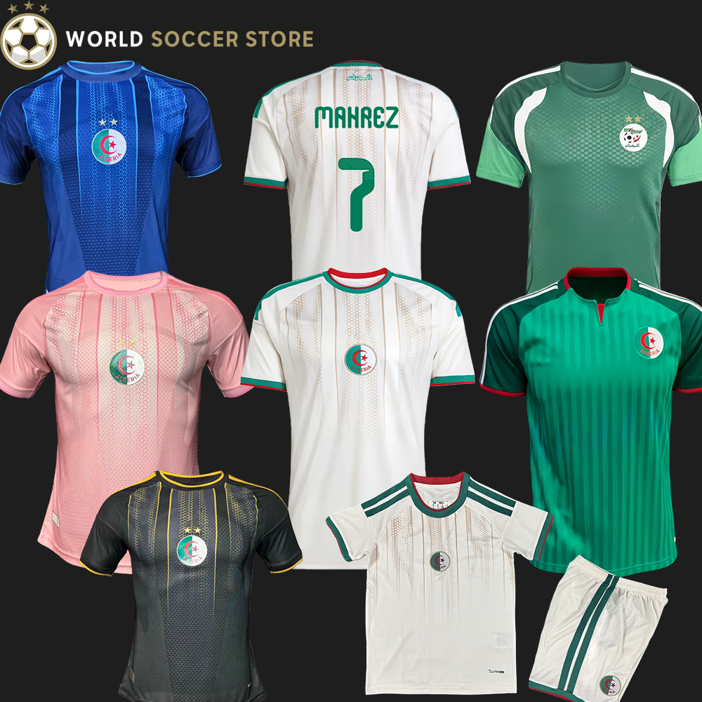 maillot algerie BOUDAOUI 2026 Algerie Soccer Jerseys GOUIRI HADJ MOUSSA MANDI 26 Algeria football shirts AMOURA HADJ MOUSSA kits men kids sets maillot de foot