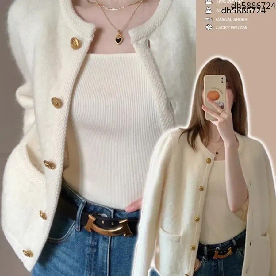 Women's Jackets Small Fragrance Coats Solid Color Turn Down Collar Long Sleeve Pockets Lamb Wool Short Winter All Match Clothing