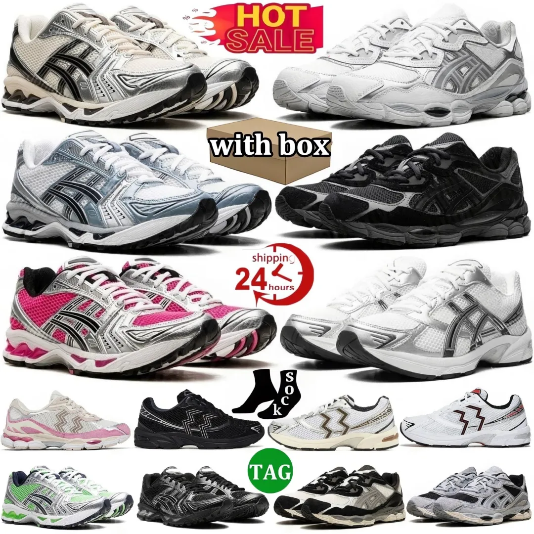 with box designer shoes k14 running shoes for men women pink triple pure black silver orange green grey brown outdoor sports mens womens sneakers chaussure trainers