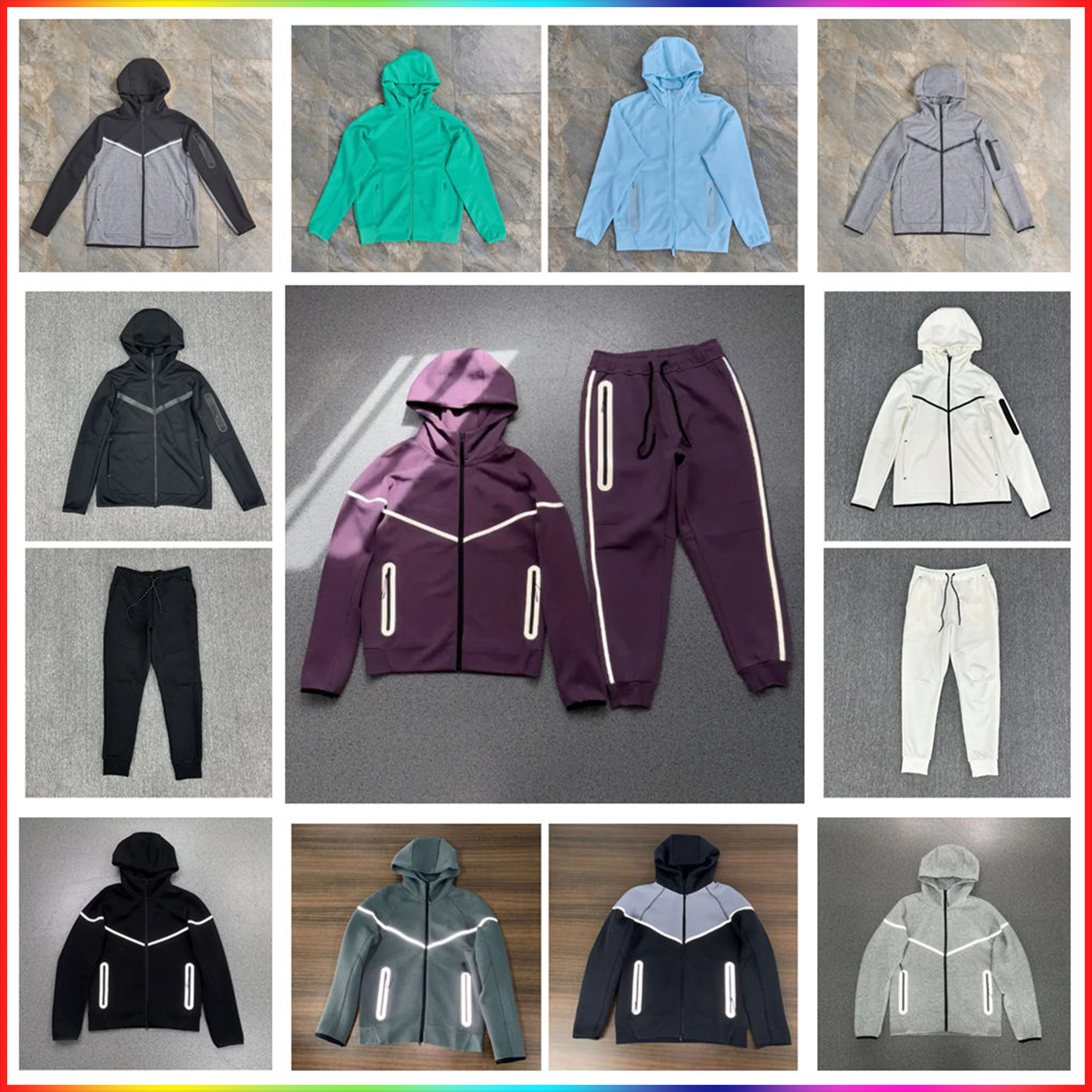 2026 hoodies designer clothes men tech fleece tracksuit jackets long sleeves fleece sweatsuits men fashion Joggers sports pants women's jogging pants sports set