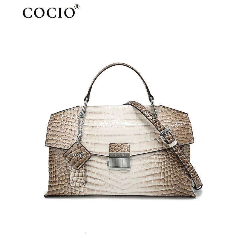 Cross-Border Hot-Selling Women's Product COCIO New High-Quality Himalayan White Handbag Messenger Bag