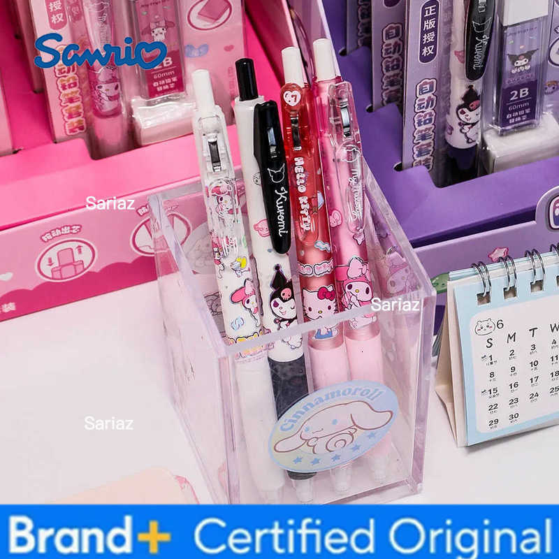 Sanrio Hello Kitty Kuromi Melody 05mm Mechanical Pen Set Student Stationery Refill Lead Automatic Pen Students Girls Gifts H251231
