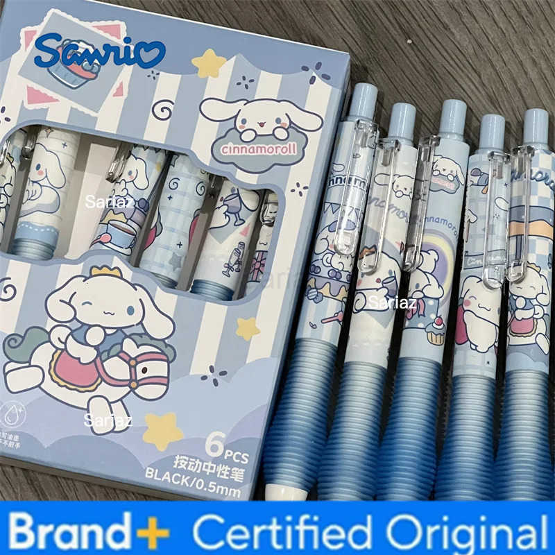 Sanrio Fat Soft Grip Not Tired Hand Student Quick Dry High Appearance Level Soft Silicone Press Neutral Pen High Appearance Leve H251231