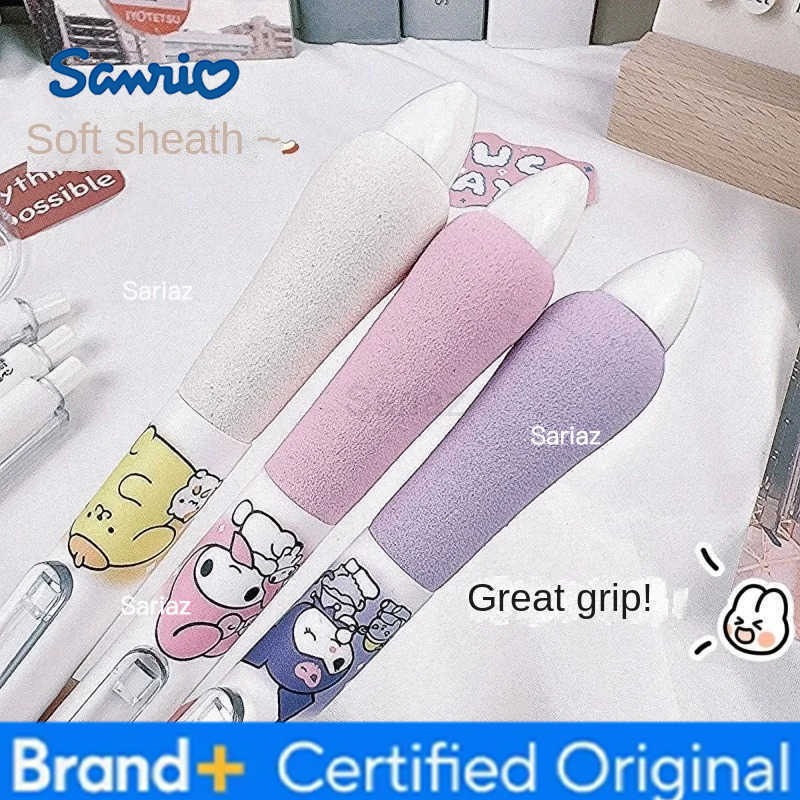 Sanrio Limited Sponge Pen Cute Cartoon Kuromi Cinnamoroll Melody Hello Kitty Pompompurin Student Quick Dry Click Black Pen New H251231