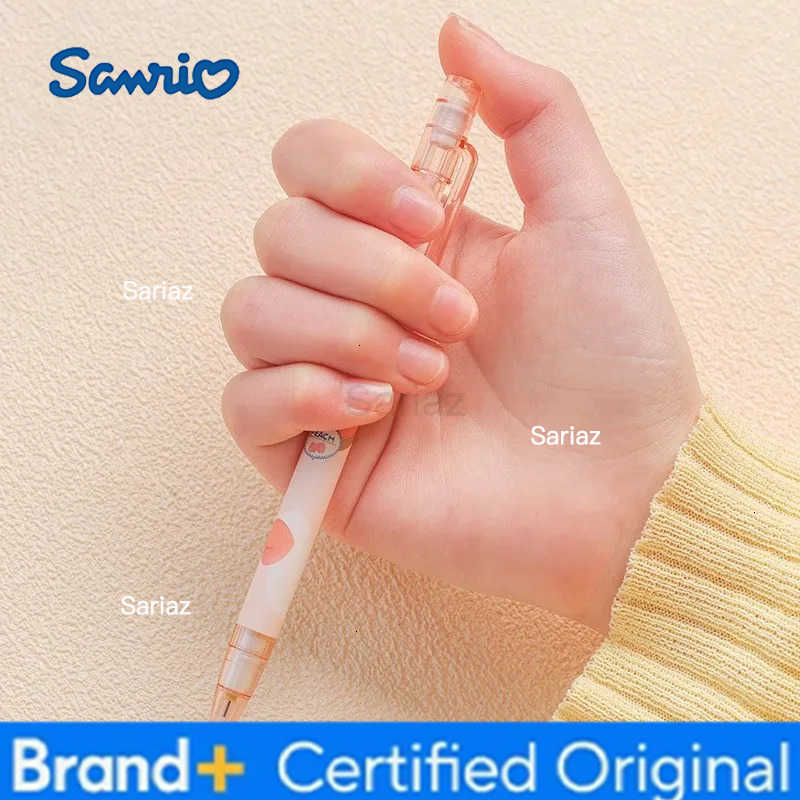 Sanrio Cute Peach Dinosaur Mechanical Pencils with Refill Leads Erasers Kawaii Automatic Pencils Korean Stationery for School Office H251231