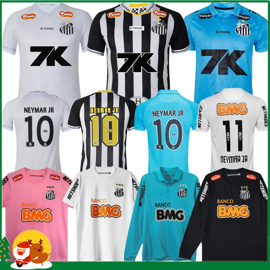 2011 2012 2013 2024 2025 2026 Santos retro soccer jersey 12 13 24 25 26 NEYMAR JR Ganso Elano Borges Felipe Anderson vintage classic football Men kids kit shirts jersey