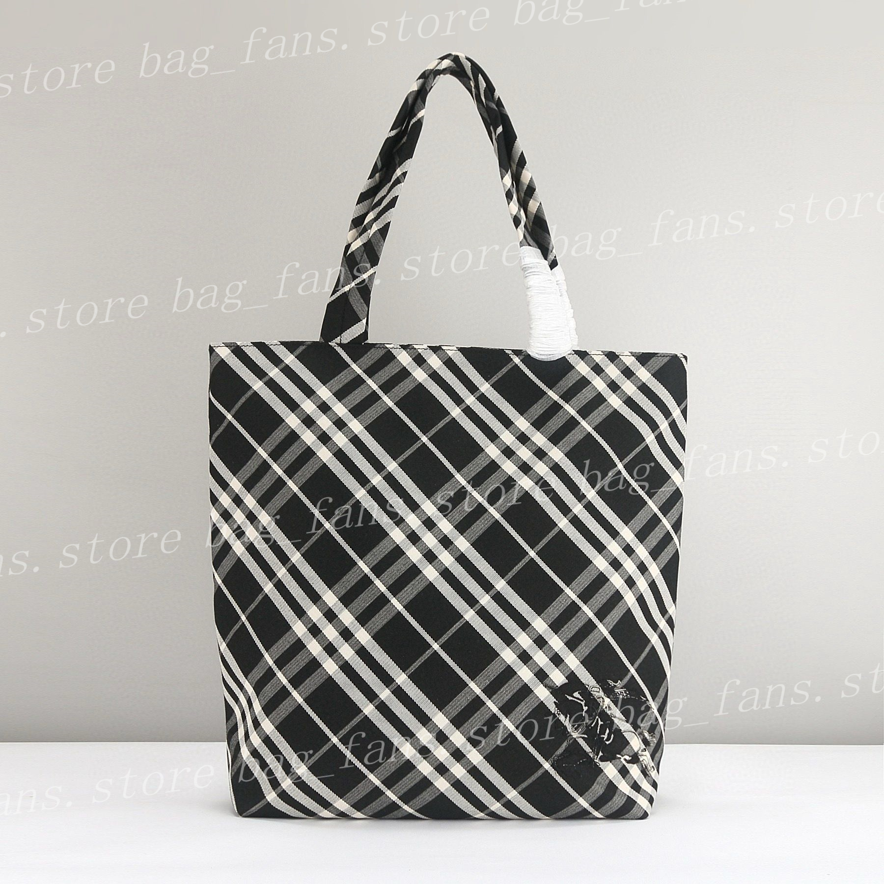 10A Premium Tote Bags Women's Plaid Shopping Bags with Big Capacity Shoulder Bags Fesyival Gifts 34191