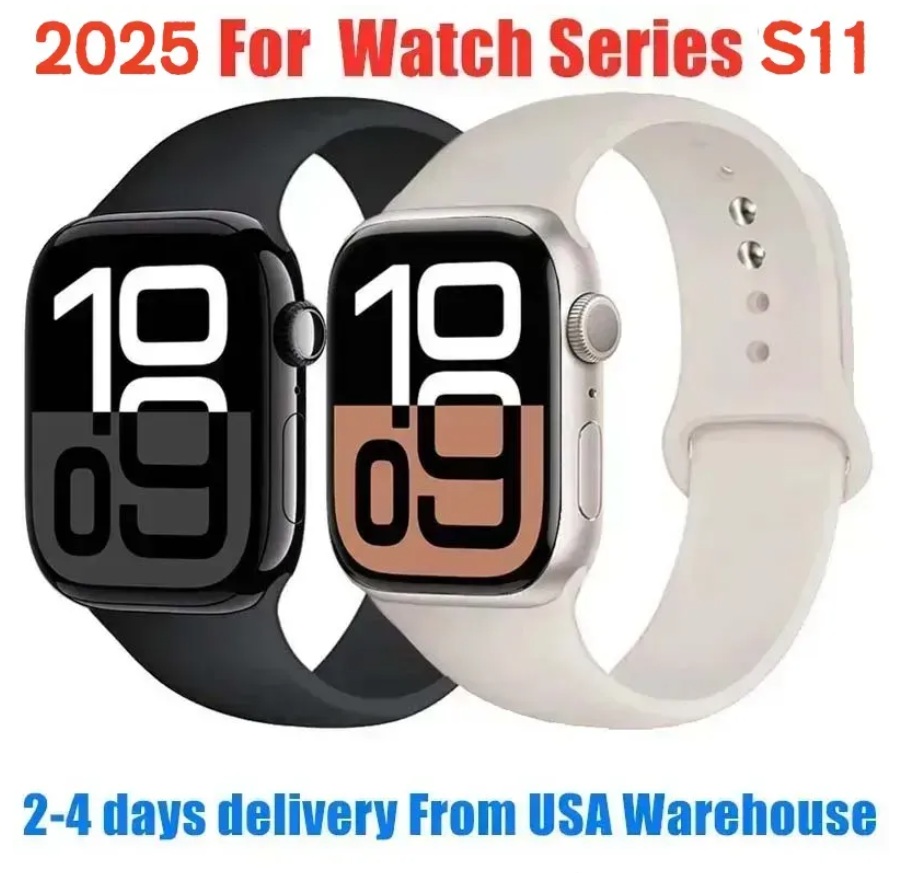 2025 New Smart Watch S11 Apple Watch iWatch Ultra3 Series 10 45MM 49MM Men's and Women's Watch Bluetooth Call Bracelet Wireless Multi-Function