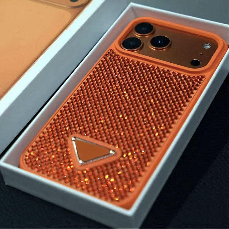 Designer Phone Case iphone 17 Pro Max Glitter Luxury Silicone Case for iphone 16 ProMax 15 14 13 Cases Fashion Down Cover iPhone17 iPhone16 17ProMax Denim Leather Case