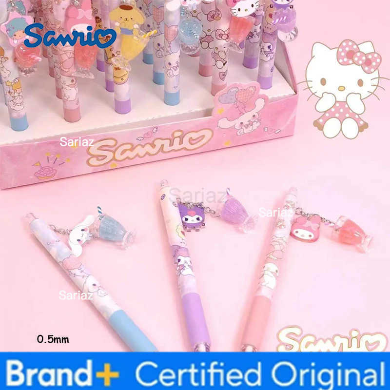 Sanrio 6-36pcs Cartoon Pendant Automatic Pencil Student Cute Automatic Pencil No Sharpening Pencil Student Writing Stationery H251231