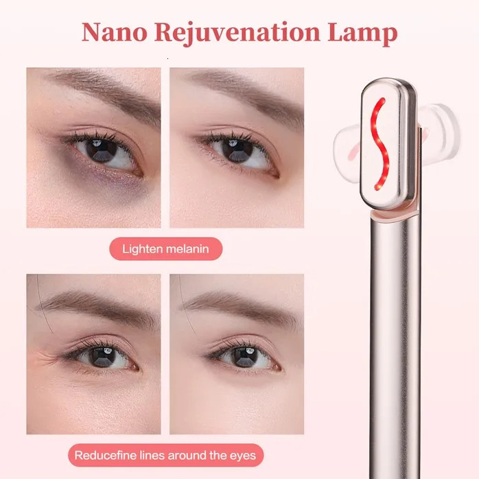 Beauty Wand RedLight Therapy LED Light 7 Colors Eye Massager for Skincare and Rejuvenation 251222