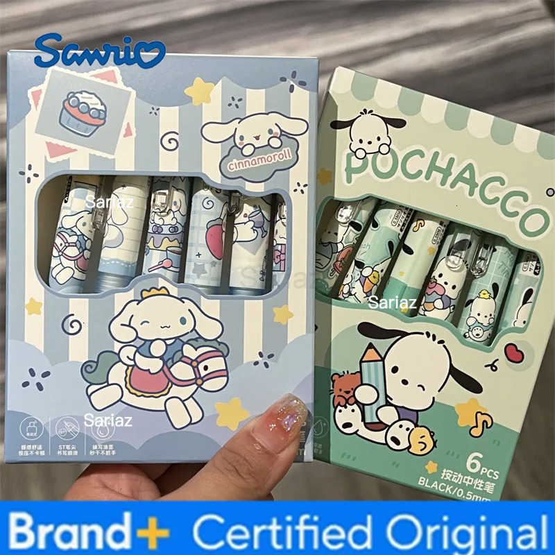 Sanrio Fat Soft Grip Not Tired Hand Student Quick Dry High Appearance Level Soft Silicone Press Neutral Pen High Appearance Leve H251231