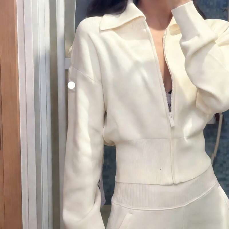 New Top Alonessities Sets Jacket Women Knit Coat Designer Fleece Alonessities Jacket Pant Gym Leggings Sets Warmth Alonessities Vuori Women Jacket Knit Coat Set