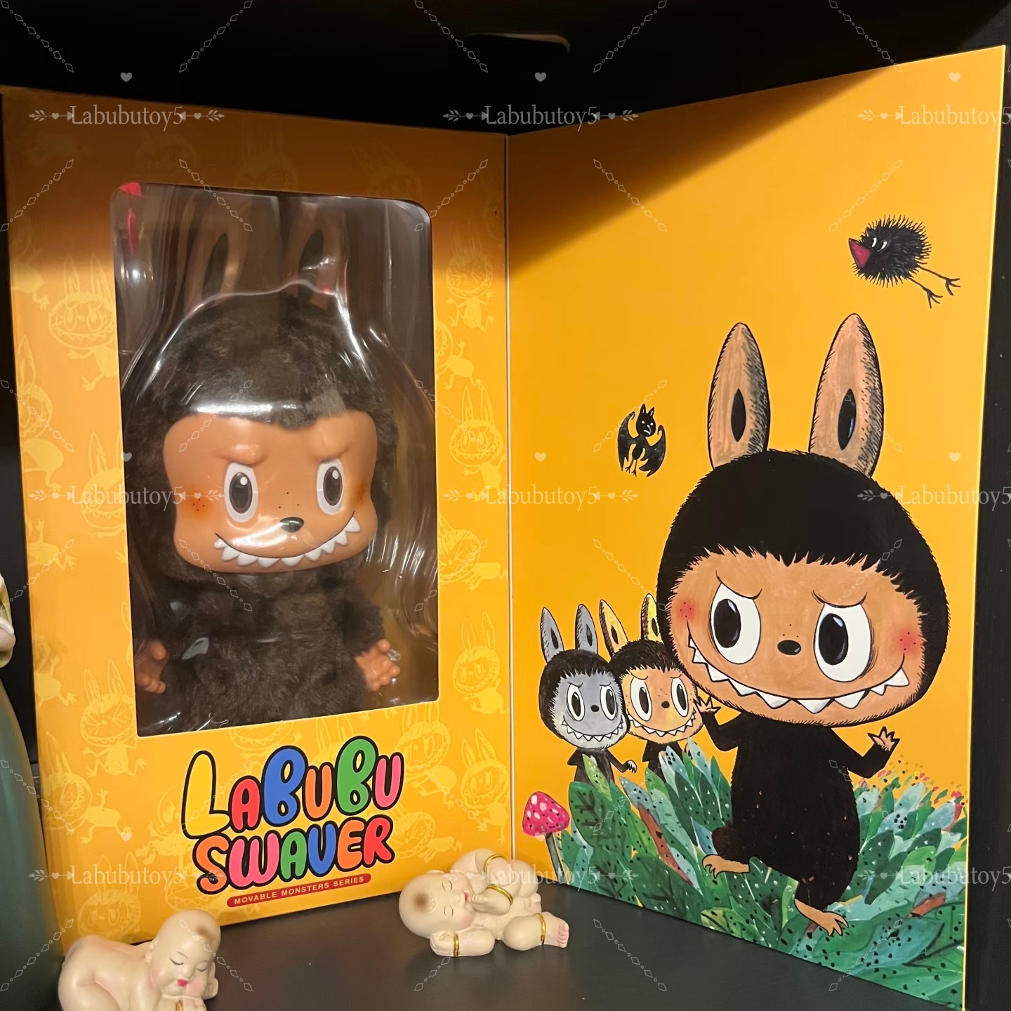 Original Quality Labubu Swaver HOW2WORK MOVABLE MONSTERS SERIES STS Exhibition Limited Edition Plush Doll 30cm yizhixing