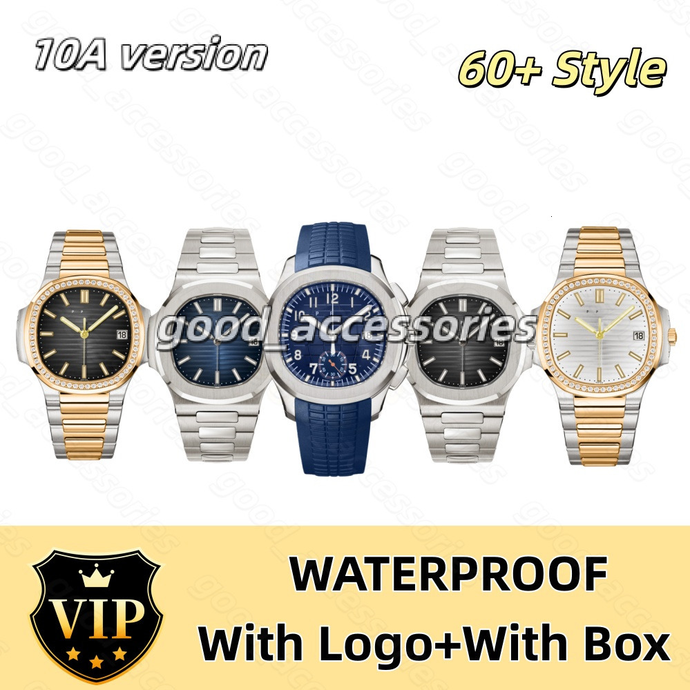 2026 10A Patekdly Philipely 5711 Nautilius Watches Luxury Men Pateke Philipity Watch Man Chronograph Designer Aquanaut Watch Automatic/quartz Movement Watch