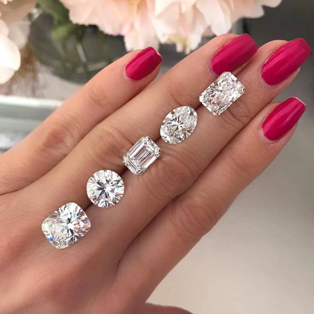 One Carat VVS VS1 HPHT CVD Synthetic Emerald Cut Lab Grown Diamond IGI for GIA Certified Loose Variations From 05CT 5CT