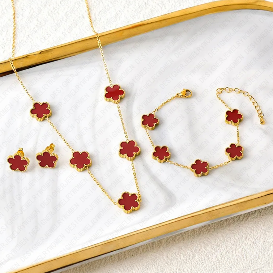 Designer Bracelet Bracelet for Women Red White Green Bangle Flower Shell Bangles Luxury Jewlery Designer for Women Elegant Timeless Sparkling Gift Pre