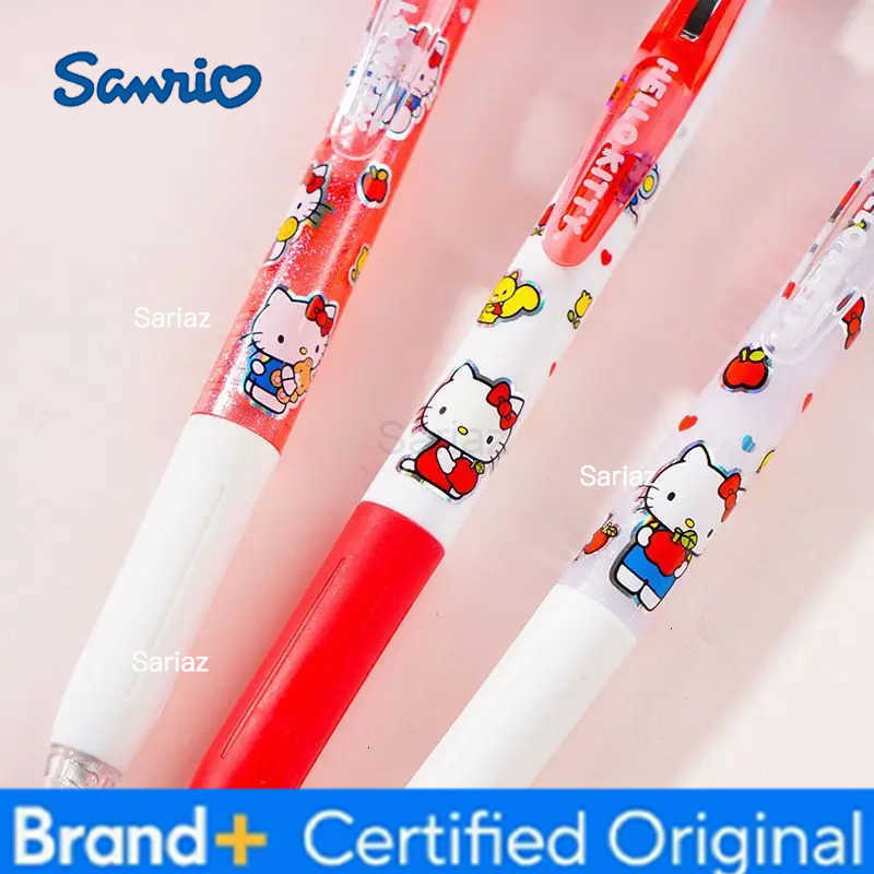 Sanrio New Hello Kitty Creative Cute Kawaii Students Special Gel Pen Cartoon Anime Peripheral Smooth Stationery Push Pen Gift H251231