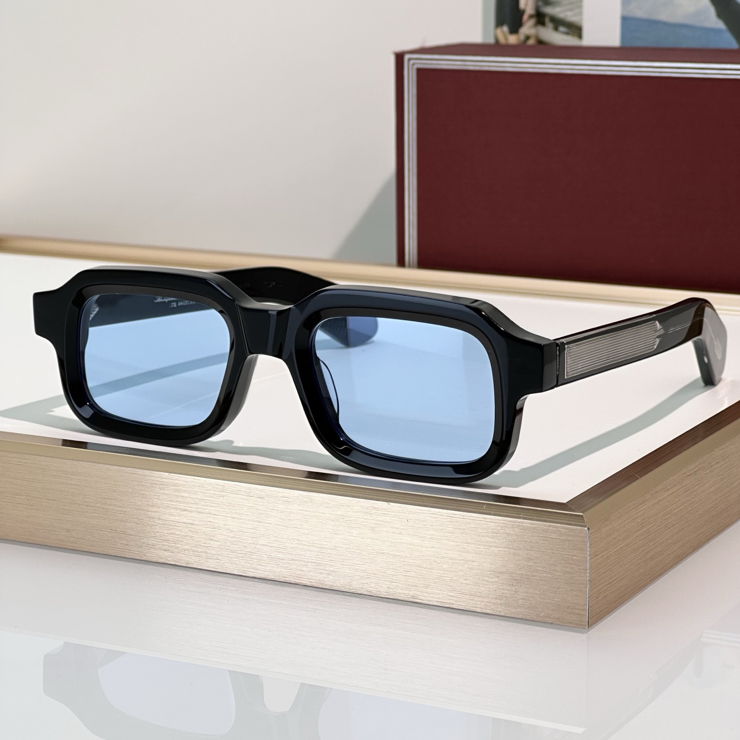 Fashion Sunglasses For Men Women Designer Popular SANDRO Summer Stylish High Street Leisure Style Anti-Ultraviolet UV400 Rectangle Full Frame Glasses Random Box