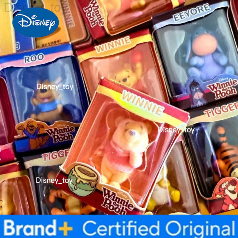 Disney Genuine Jandoon Winnie The Pooh Blind Box Doll Winnie Rice Grain Tigger Piglet Eeyore Action Figure Model Toy Collection Gift H251231