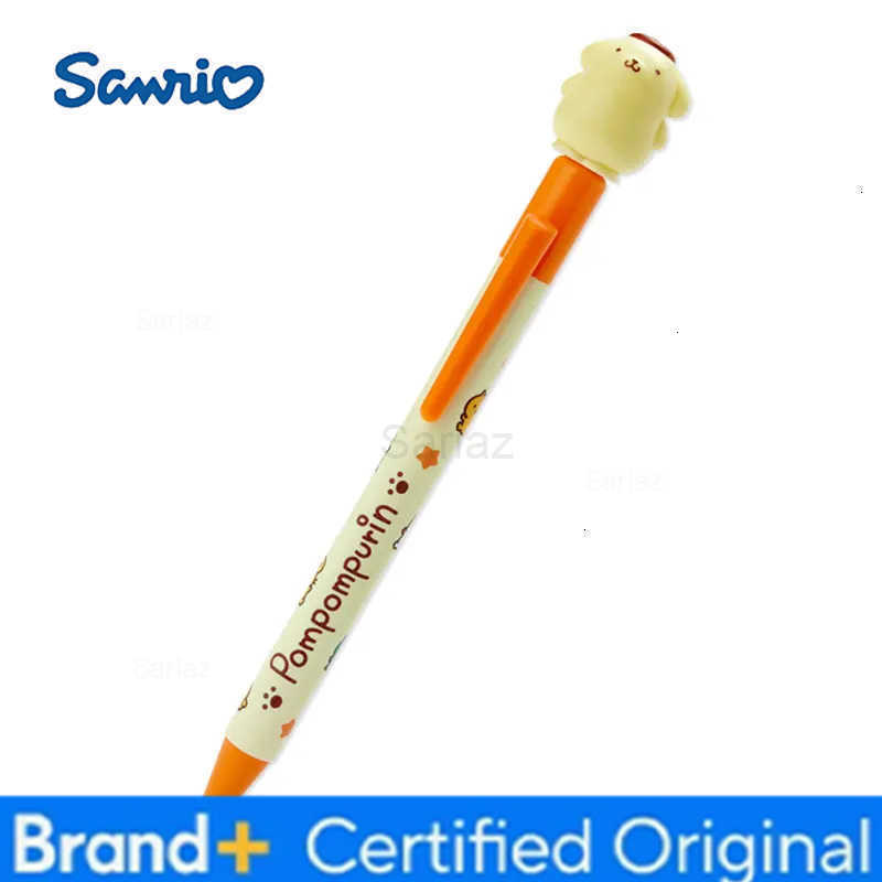 Sanrio Kawaii Anime Cute Black Oil Pen Little Twin Stars Mymelody Cinnamoroll Pochacco Hangyodon Ballpoint Pen Student Gift Toys H251231