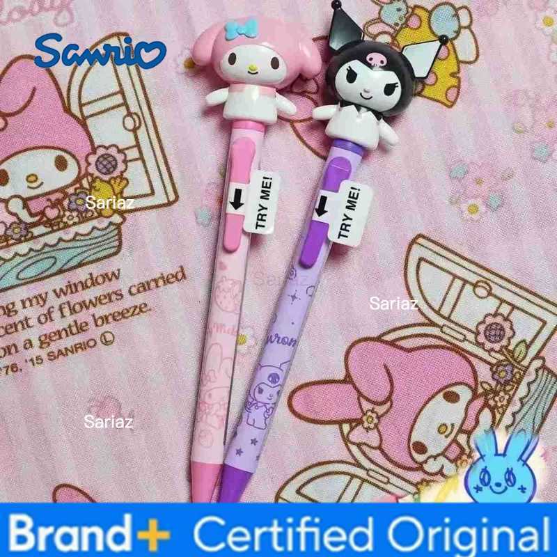 Sanrio Hello Kitty Cheer Up Pen Cinnamoroll Kuromi Gel Pen Melody Swinging Arm Fun Pen Speed Drying Student Christmas Gifts H2512311