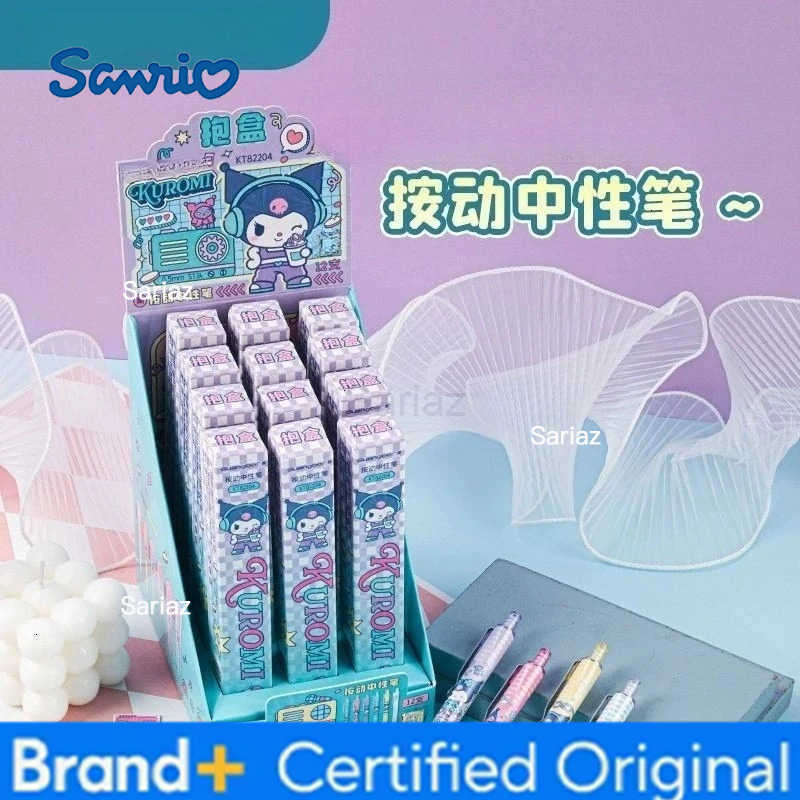 Sanrio my melody hello kitty kuromi pochacco creative press gel pen cartoon cute blind box pen student writing brush special pen H251231