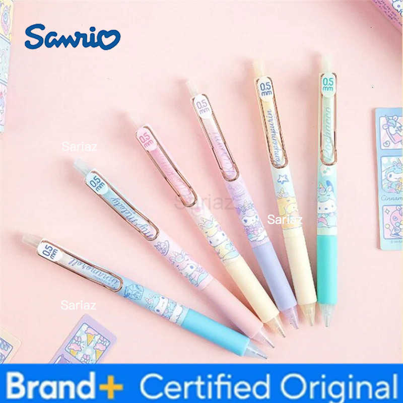 Sanrio 24 pcs/lot Kuromi Melody Cinnamoroll Mechanical Pencil Cute 05MM Drawing Writing Automatic Pen School Office Supplies H251231