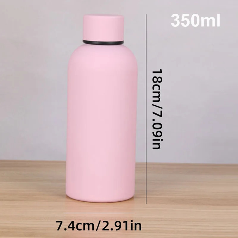 750/500/350ML Small Mouth Thermos Outdoor Car Stainless Steel Coke Bottle Double Layer Vacuum Cup Sports Kettle Gym 251229 W260226