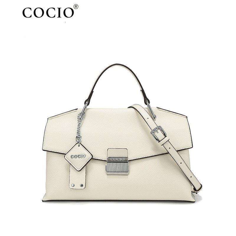 Cross-Border Hot-Selling Women's Product COCIO New High-Quality Himalayan White Handbag Messenger Bag