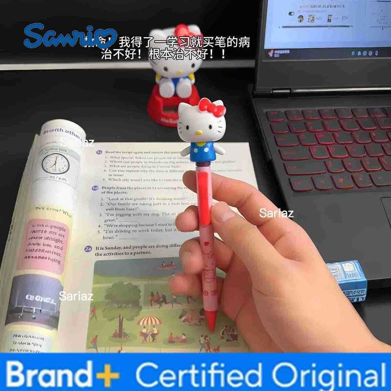 Sanrio Hello Kitty Pen Cute Cartoon Pen Retractable Ballpoint Pen Smooth Writing Ballpoint Pen Student Gift Christmas Gift H2512311