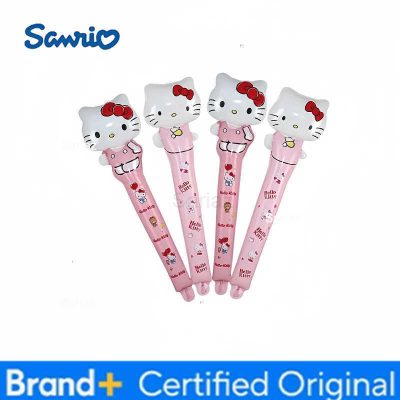 Sanrio 4pcs Hello Kitty Melody Balloon Stick Foil Balloons Set Girl Happy Birthday Party Kawaii Gift Concert Atmosphere Props H251231