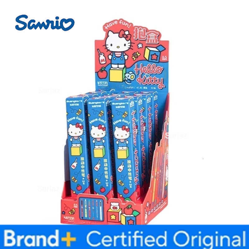 Sanrio my melody hello kitty kuromi pochacco creative press gel pen cartoon cute blind box pen student writing brush special pen H2512311