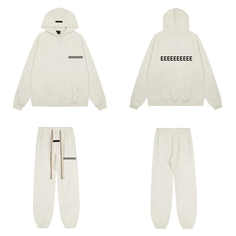 Designer Men Print Hoodies High End Fashion Pullovers Men Women High Street Casual Loose Hooded Sweatshirts and Pants