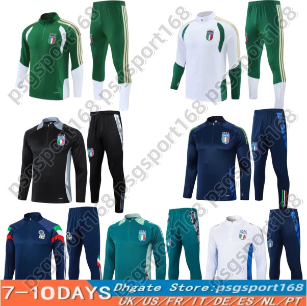 25/26 Soccer Tracksuits Sets VERRATTI Shirt BONUCCI BARELLA IMMOBILE training Italia CHIESA Soccer Jerseys 2025 2026 ItalyS tracksuit INSIGNE JORGINHO BELOTTI