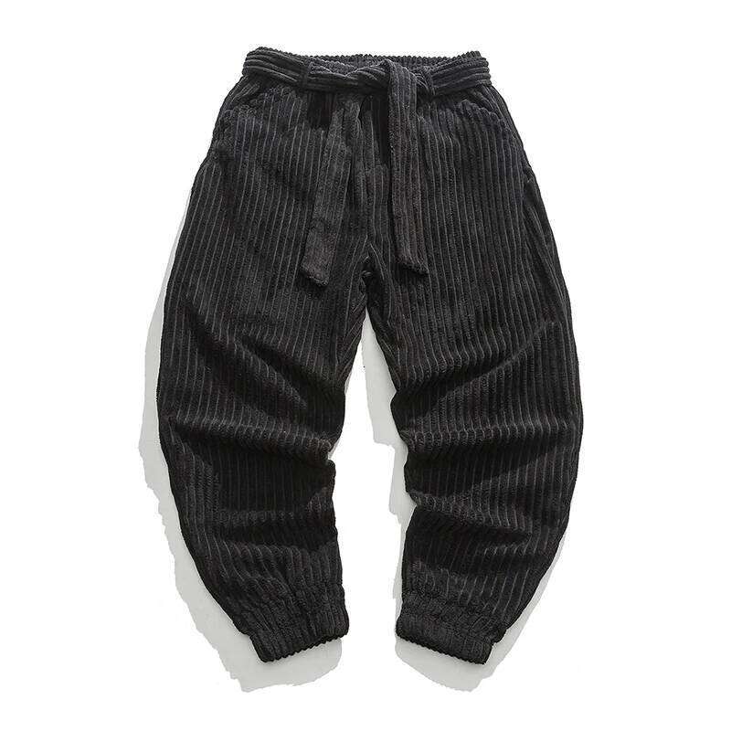 New Autumn Winter Corduroy Harajuku Men Streetwear Harem Pants Fashion Thickened Sweatpants Women Warm Casual Trousers 25T1231 Z260315