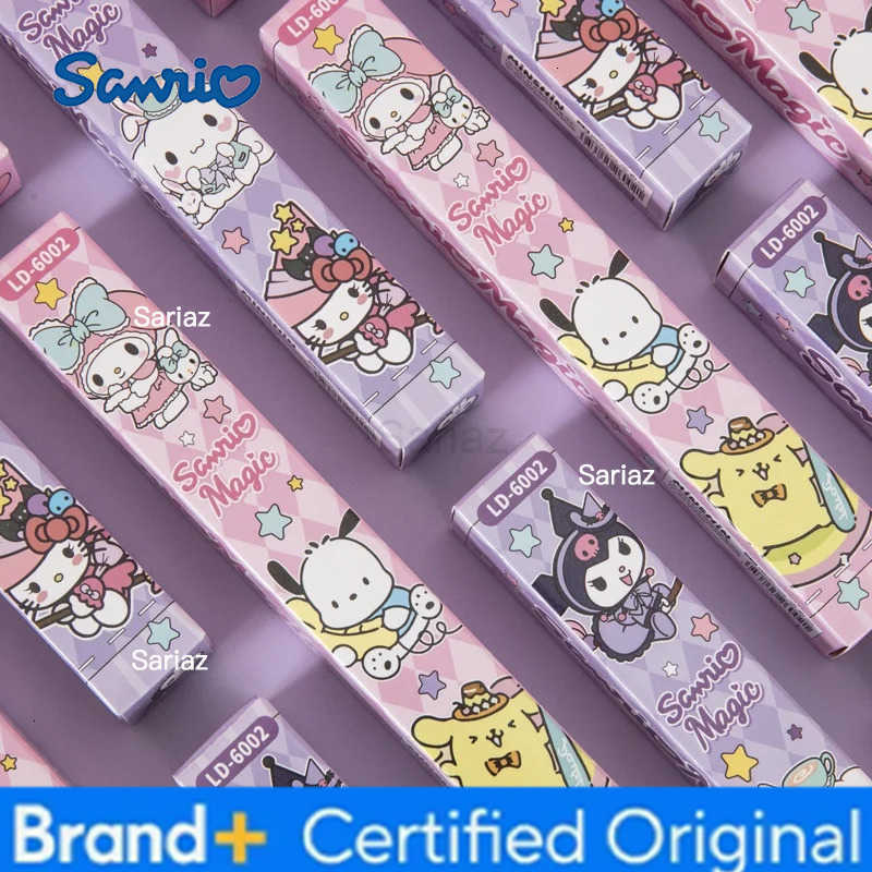 Sanrio 24pcs/lot Kitty Kuromi Gel Pen Cute Pochacco 05mm Black Ink Neutral Pens Promotional Gift Office School Supplies H251231